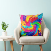 カラー回転：抽象芸術アート クッション (椅子)