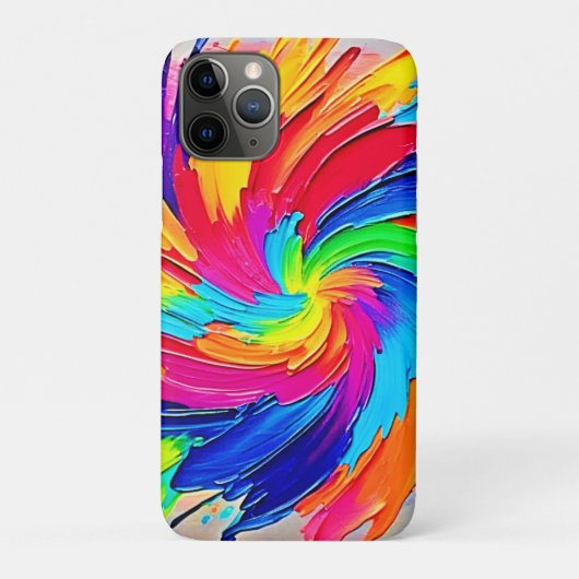 カラー回転：抽象芸術アート Case-Mate iPhoneケース (裏)