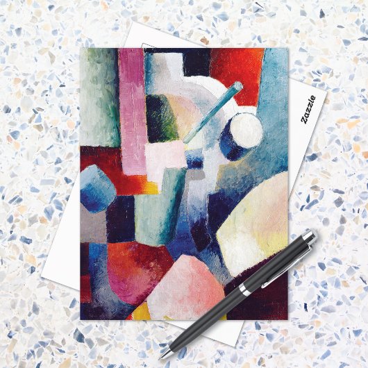 カラー型枠1914 威厳があるMacke ポストカード