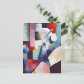 カラー型枠1914 威厳があるMacke ポストカード (スタンド正面)