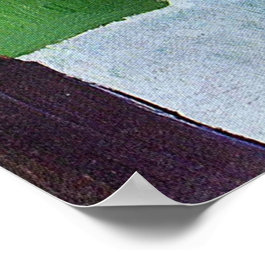 カラー型枠(I)バイ威厳があるMacke ポスター (角)