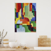 カラー型枠(I)バイ威厳があるMacke ポスター (キッチン)