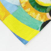 カラー型枠by Robert Delanay フリースブランケット (角)