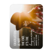 カラー変更可能！ 卒業おめでとう マグネット (縦)