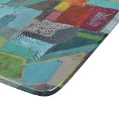 カラー多色塗装6 x 7 Decoガラス切削板 カッティングボード (角)