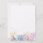 カラー妊娠のシンフォニー発表 案内状 (裏面)