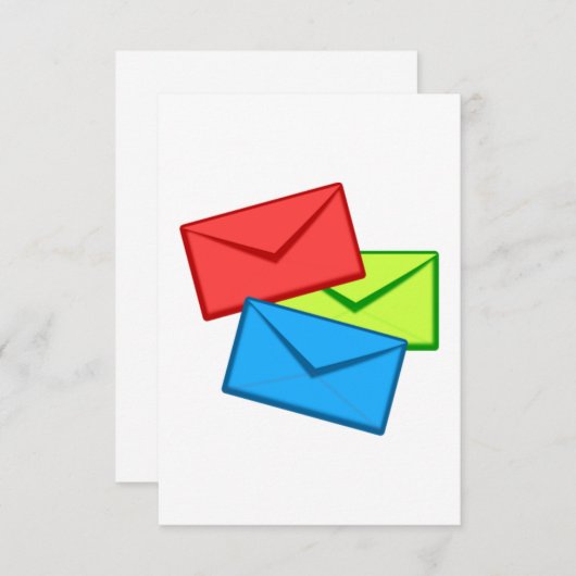 カラー封筒 (正面/裏面)