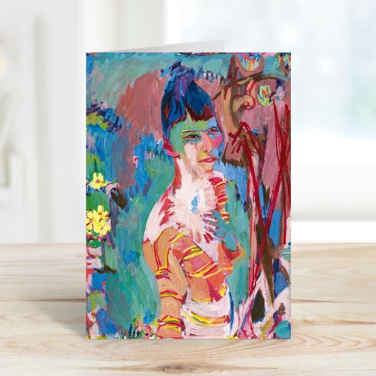 カラー少女の胸像 |アルバートミュラー カード