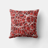 カラー層の数々のくもの巣パターン枕を選択2 クッション (裏面)