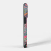 カラー川フローアー絵を描ト iPhoneケース (右側面)