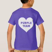 カラー戦争パープルチームシャツ Tシャツ (裏面)