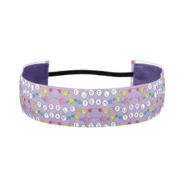 カラー戦争パープルチームヘアアクセサリー アスレチックヘッドバンド