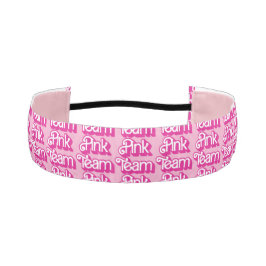 カラー戦争ピンクチームヘアアクセサリー アスレチックヘッドバンド