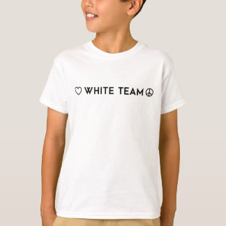 カラー戦争ホワイトチームシャツ Tシャツ