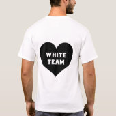 カラー戦争ホワイトチームシャツ Tシャツ (裏面)