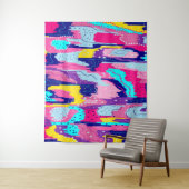 カラー抽象芸術お祝い タペストリー (インサイチュ)