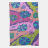 カラー抽象芸術の展開 キッチンタオル (縦)