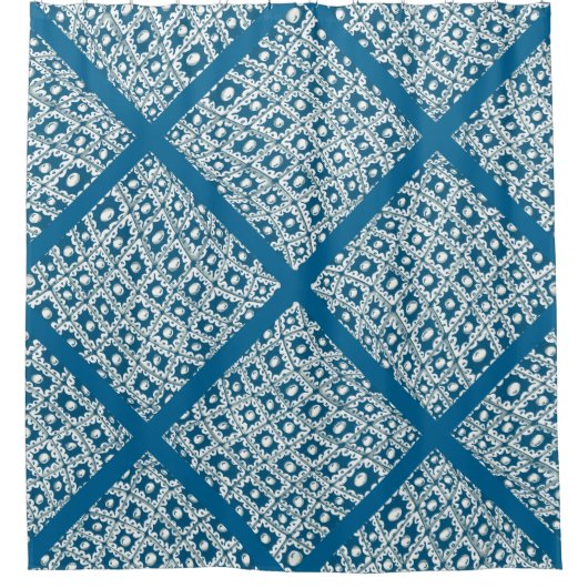 カラー抽象芸術の選択デザイン シャワーカーテン (正面)