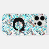 カラー抽象芸術アートスモークグランジボーイズ電話ケース Case-Mate iPhoneケース (裏面 (横))