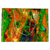 カラー抽象芸術カーニバルマスク ラージペーパーバッグ (裏面)