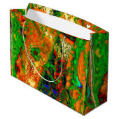 カラー抽象芸術カーニバルマスク ラージペーパーバッグ (裏面アングル)