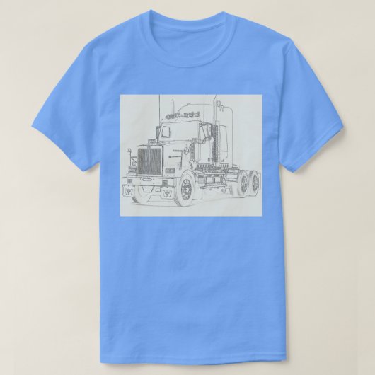 カラー抽象芸術トラック15 Tシャツ (デザイン正面)