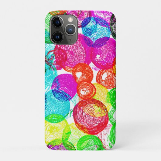 カラー抽象芸術パターンでバースト Case-Mate iPhoneケース (裏)