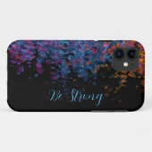 カラー抽象芸術レインボーIPhoneケース Case-Mate iPhoneケース (裏面(横))