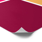 カラー抽象芸術合成 ポスター (角)