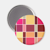 カラー抽象芸術合成 マグネット (正面/裏面)