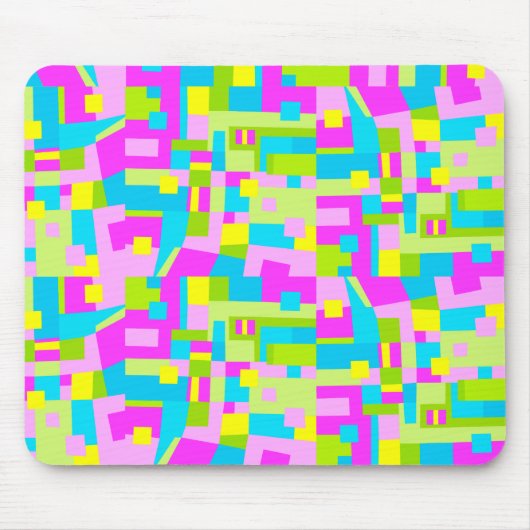 カラー抽象芸術 マウスパッド (正面)