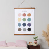 カラー教育プリスクール教室デコール 吊り下げ型タペストリー (寝室)