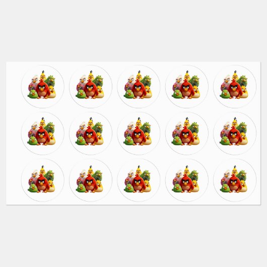 カラー数々のアナグリー ラベル (シート)