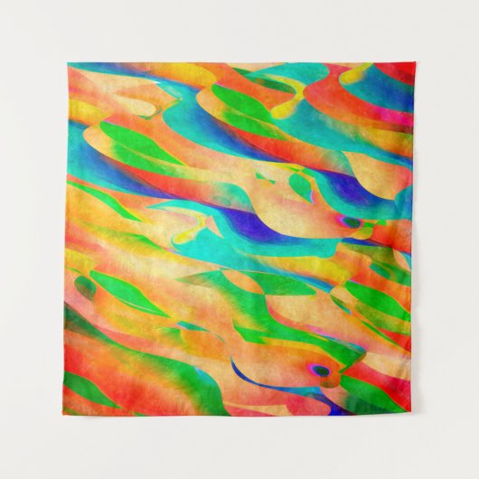 カラー数々のア絵を描ート抽象芸術の壁紙の背景 タペストリー (正面)