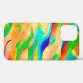 カラー数々のア絵を描ート抽象芸術の壁紙の背景 Case-Mate iPhoneケース (裏面 (横))