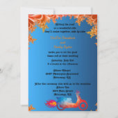 カラー数々のオートバイ結婚式招待状 招待状 (正面)