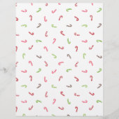 カラー数々のキャンディキャン&レッドストライプスクラップブック (正面)