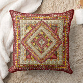  – カラー数々のキルトブロックパターンのアクセント クッション (ブランケット)