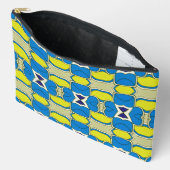 カラー数々のクラシックトレンディーメイクアップアクセサリーポーチ アクセサリーポーチ (見開き)