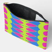 カラー数々のクラシックトレンディーメイクアップアクセサリーポーチ アクセサリーポーチ (見開き)