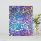 カラー数々のクリスタルスクラップブック紙 (スタンド正面)