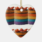 カラー数々のケーキデザイン セラミックオーナメント (右)