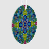 カラー数々のステンドガラスアクリルオーナメント オーナメント (正面)