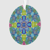 カラー数々のステンドガラスアクリルオーナメント オーナメント (正面)