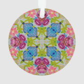 カラー数々のステンドガラスアクリルオーナメント オーナメント (裏面)