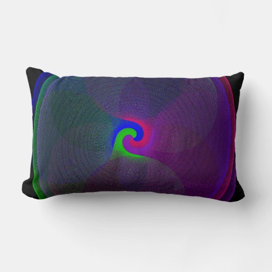 カラー数々のセンター装飾用クッション ランバークッション (正面)