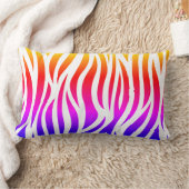 カラー数々のゼブラプリントランバー装飾用クッション ランバークッション (ブランケット)