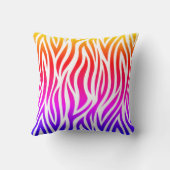 カラー数々のゼブラ印刷装飾用クッション クッション (裏面)