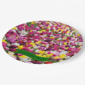 カラー数々のチューリップ紙プレート ペーパープレート (アングル)