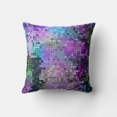 カラー数々のディスコグリッター クッション (裏面)